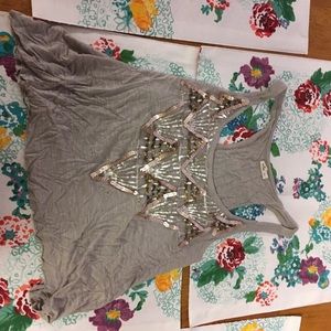 Holliser cropped tank never worn